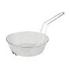 Thunder Group SLCB012F, 12-Inch Round Culinary Basket, Nickel Plated, Fine Mesh