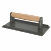 Thunder Group SLKSW095, 5x9-Inch Cast Iron Steak Press with Wooden Handle