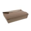 CLOSEOUT - Pactiv SMB02KEC, 8.5x6.25x1.9-Inch Kraft #2 Folded Paper Container, 140/CS (Discontinued)