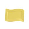 C.A.C. SOH-51-Y, 15.5-Inch Stoneware Yellow Rectangular Platter, DZ