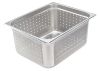 Winco SPJH-206PF, Perforated Steam Pan, Half-Size 6-inch, 22 Gauge Stainless Steel, NSF