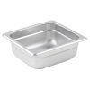 Winco SPJL-602, 2.5-Inch Deep One-Sixth Size Anti-Jamming Steam Table Pan, NSF