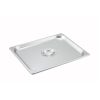 Winco SPSCH, Half-Size Solid Stainless Steel Steam Table Pan Cover, NSF