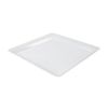 Fineline Settings SQ4616.WH, 16x16-inch Platter Pleasers Polystyrene White Square Platter, 20/CS
