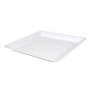 Fineline Settings SQ5818PP.WH, 18x18-inch ReForm Polypropylene White Square Platter, 20/CS