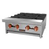 Sierra SRHP-4-24, 24-inch Commercial Hotplate with 4 Burners, 120,000 BTU (Discontinued)