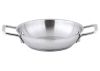 Winco SSOP-8, 8-Inch Dia Try-Ply Stainless Steel Omelet Pan w/o Lid, 2 Handles, NSF (Discontinued)
