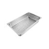 C.A.C. SSPF-24-4P, 4-inch Stainless Steel 24 Gauge Perforated Steam Table Pan