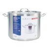 C.A.C. STKP-40, 40 Qt Stainless Steel Stock Pot with Lid