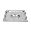 Thunder Group STPA7120C, Half Size Solid Cover for Steam Pan, Stainless Steel, Rectangular