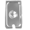 Thunder Group STPA7130CS, Third Size Slotted Cover Steam Pan, Stainless Steel, Rectangular