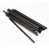 STRBL 7.75-Inch Unwrapped Jumbo Straws, Black, 250-pCS Pack, 10/CS