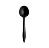 Dart SU6BBPS, Style Select Medium Weight Black Polystyrene Soup Spoons, 1000/CS