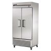 True T-35-HC, 39.5-Inch 32 Cu. Ft. Bottom Mounted 2 Section Solid Door Reach-In Refrigerator