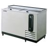 Turbo Air TBC-50SD-N6 Underbar 2 Lids Stainless Steel Ext. Bottle Cooler