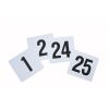 Winco TBN-25, 4x3.75-Inch Plastic Table Numbers, 1-25 Series