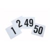 Winco TBN-50, 4x3.75-Inch Plastic Table Numbers, 1-50 Series