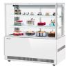 Turbo Air TBP60-54FN-W, 59-inch 3 Tiers White Refrigerated Bakery Case, Front Open