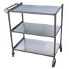 Turbo Air TBUS-1524, 15 x 24-inch Stainless Steel Utility Bus Cart
