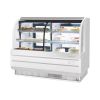 Turbo Air TCGB-60CO-W-N, 60.5-Inch 20.6 cu.ft. Curved Glass  Refrigerated Bakery Display Case with 4 Shelves