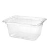 SafePro TE32 32 Oz Tamper Evident Clear Plastic Container with Hinged Lid, 200/CS