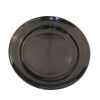 C.A.C. TG-16-BLK, 10.5-Inch Porcelain Black Plate, DZ