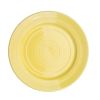 C.A.C. TG-21-SFL, 12-Inch Porcelain Sunflower Plate, DZ