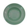 C.A.C. TG-3-G, 9 Oz 9-Inch Porcelain Green Pasta Bowl, 2 DZ/CS