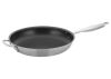 Winco TGFP-14NS, 14-Inch Dia Tri-Ply Stainless Steel Fry Pan w/o Lid, Non Stick, Helper Handle, NSF