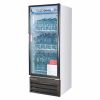 Turbo Air TGM-11RV-N6 Refrigerator 1 Door Swing Glass Merchandiser, White Cabinet w/ Black Framed Front