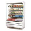 Turbo Air TOM-50W-N Open Display Vertical Merchandiser 50-Inch L Full Size-White (Discontinued)