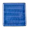 C.A.C. TUS-SQ21-BLU, 12-Inch Porcelain Starry Night Blue Square Plate, DZ