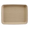 Green Wave TW-TOO-041 9x12-Inch Redo Natural Brown Service Waffle Tray, 250/CS