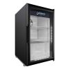Omcan VR06, 21.25-inch Countertop Glass Swing Door Merchandising Refrigerator, 5 Cu.Ft