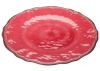 Winco WDM001-502, 11-Inch Dia Ardesia Lusia Melamine Hammered Plate, Red, 24/CS