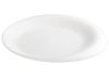 Winco WDP004-202, 10-Inch Dia Ardesia Ocea Porcelain Large Oval Plate, Creamy White, 24/CS