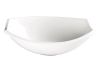 Winco WDP006-204, 8-inch Length 6 Oz Ardesia Bergomi Porcelain Oval Bowl, Creamy White, 36/CS