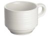 Winco WDP022-111, 3.25-Inch Dia 6 Oz Ardesia Zendo Porcelain Coffee Cup, Bright White, 36/CS (Discontinued)
