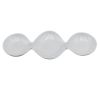 Wilmax WL-992416/A, 14.5-Inch White Porcelain Divided Dish, 18/PACK