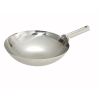 Winco WOK-14W, 14-Inch Mirror Finish Stainless Steel Chinese Wok with Welded Joint