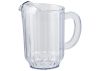 Winco WPS-60, 60-Ounce Clear Plastic Pitcher