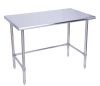 KCS WSCB-3048, 30x48-Inch All Stainless Steel Work Table with Cross Bar