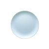 Yanco ВЅ-1908 8.9-Inch Bay Shell Melamine Round Light Blue Plate, 48/CS