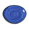 Yanco LY-002BU 6.5x0.75-Inch Lyon Blue Porcelain Round Blue Saucer, 36/CS