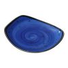 Yanco LY-107BU 7.25x1.125-Inch Lyon Blue Porcelain Round Blue Plate, 36/CS