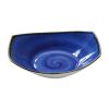 Yanco LY-309BU 20 Oz 9x7.875x2.375-Inch Lyon Blue Porcelain Round Blue Pasta/Salad Plate, 36/CS