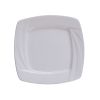 Yanco MM-6-SQ 6-Inch Miami Porcelain Square White Plate, 36/CS