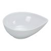 Yanco RM-708 26 Oz 8x6x2.75-Inch Rome Melamine Round Waterdrop Shape White Bowl, 48/CS