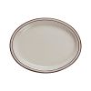 Yanco BR-14, 13.25x10.25-Inch Porcelain Speckled Platter, DZ