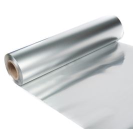 Extra Heavy-Duty Aluminum Foil Roll, 24 x 500 ft, Silver - ASE Direct